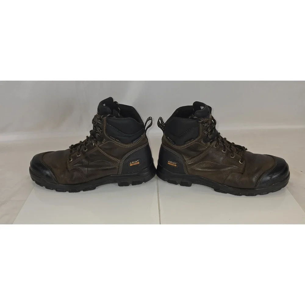 Ariat Treadfast Waterproof Steel Toe Work Boots, Men's Size 11D Freshly Shined